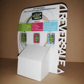 Module de présentation de vitrine pour boitier GPS