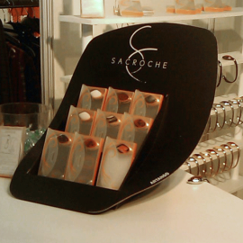 Display de comptoir pour accessoires de maroquinerie