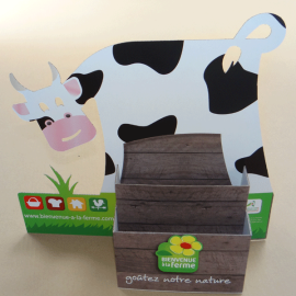 Double distributeur de flyers pour chambres d'agriculture