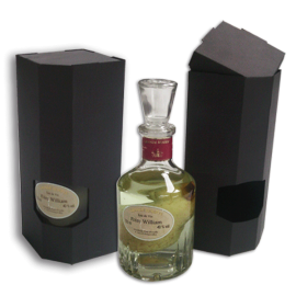 Étui noir mat pour eau-de-vie