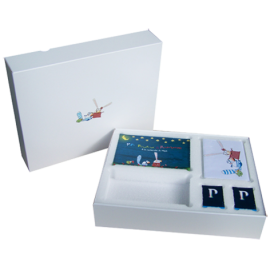 Coffret haut de gamme avec calage mousse intégré